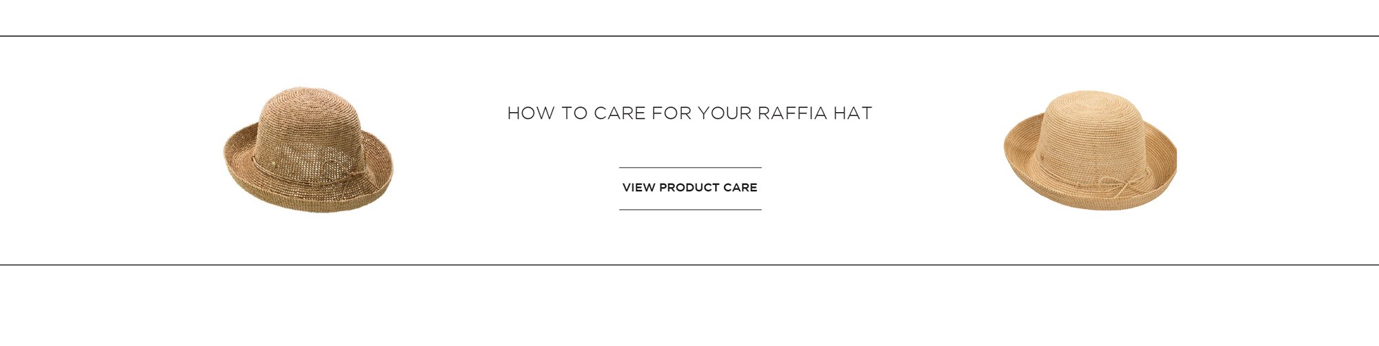 How to care for your hat