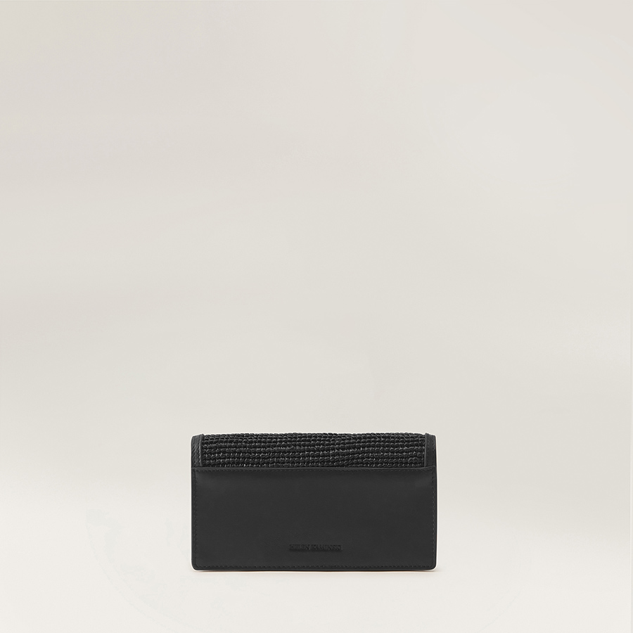 Adelie Wallet Clutch with Raffia