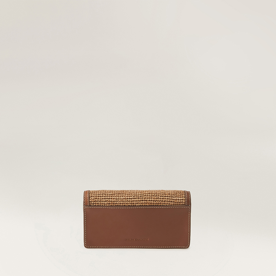 Adelie Wallet Clutch with Raffia