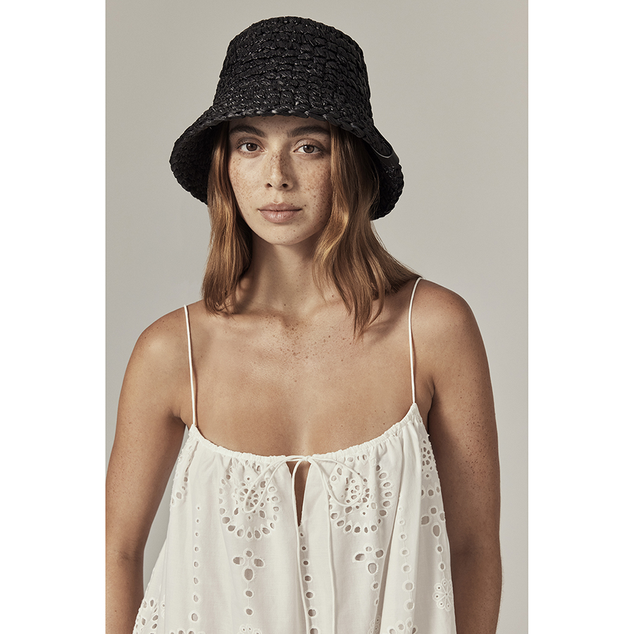 Anya Raffia Handmade Bucket(アニャ)