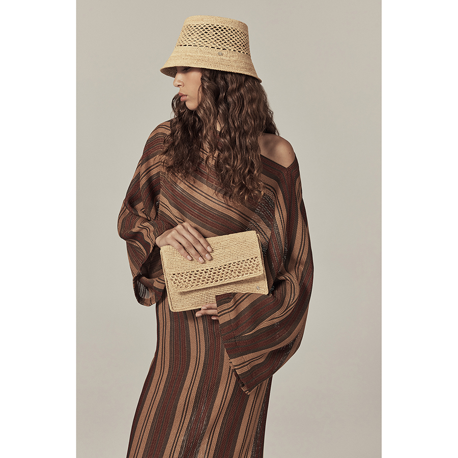 Poppy Raffia Crochet Crossbody(ポピー)