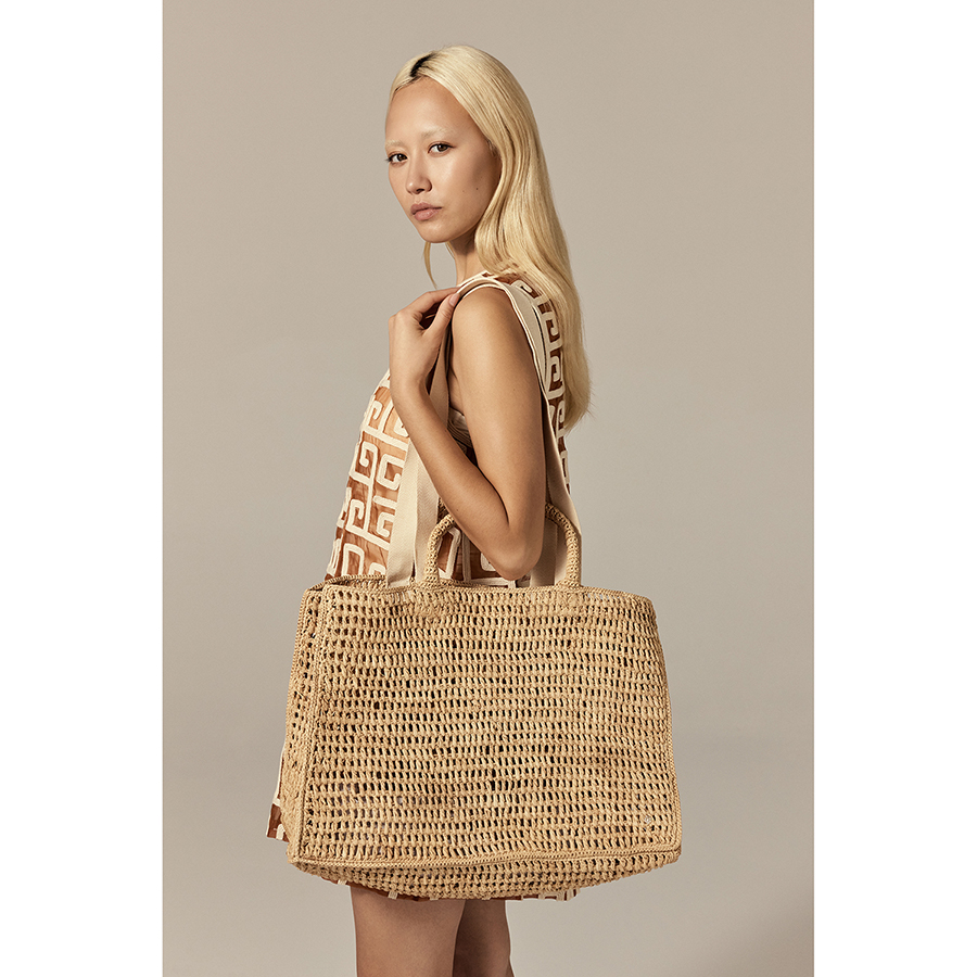 Anika Raffia Crochet Tote(アニカ ラフィア クロシェ トート)