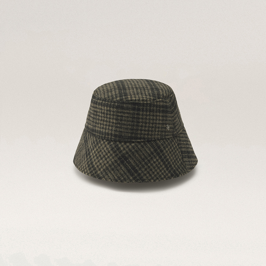 Calvin Wool Blend Check Bucket(カルヴィン)