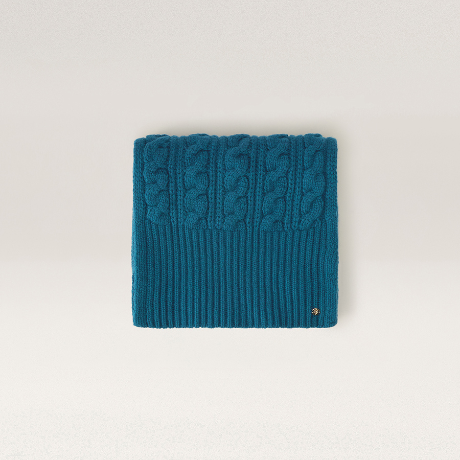 Faye Wool Blend Cable Scarf(フェイ)