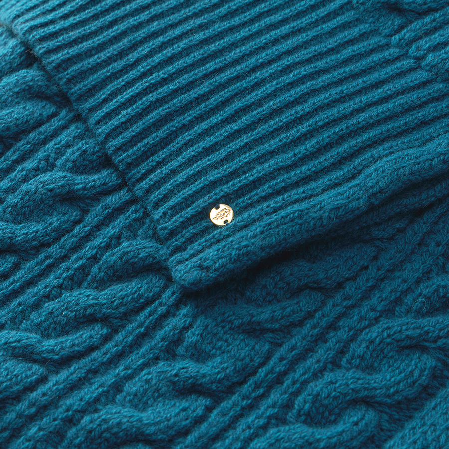Faye Wool Blend Cable Scarf(フェイ)