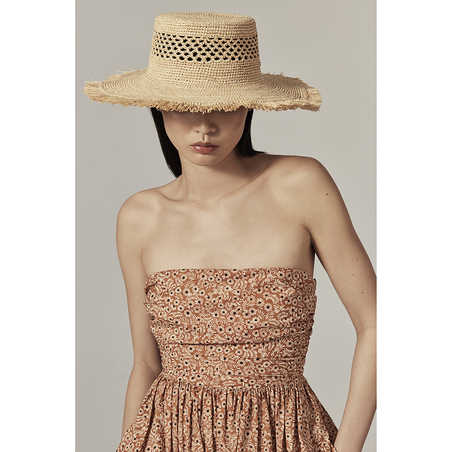 Ivy Raffia Boater(アイヴィー )