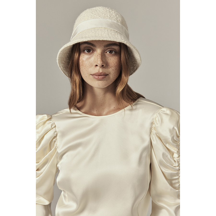 Mimi Wool Blend Cloche(ミミ )