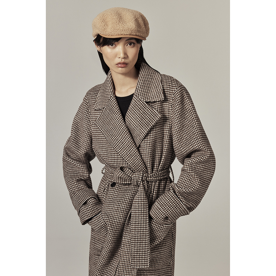 Clive Wool Blend Flat Cap(クライヴ ) Clive Wool Blend Flat Cap(クライヴ )