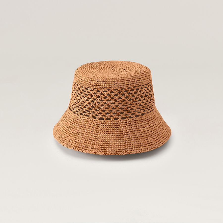 Hana Raffia Bucket(ハナ)