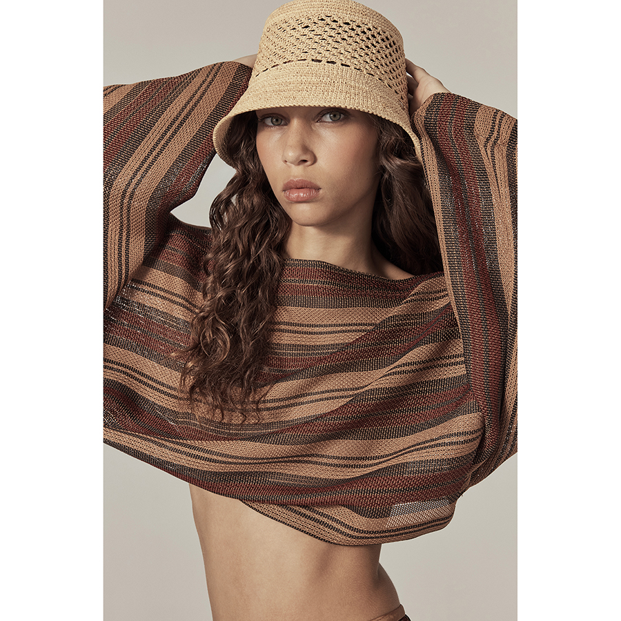 Hana Raffia Bucket(ハナ)