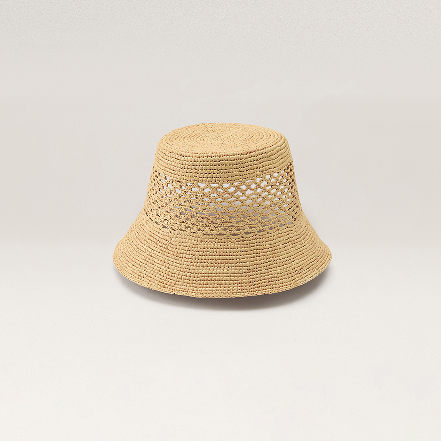Hana Raffia Bucket(ハナ)