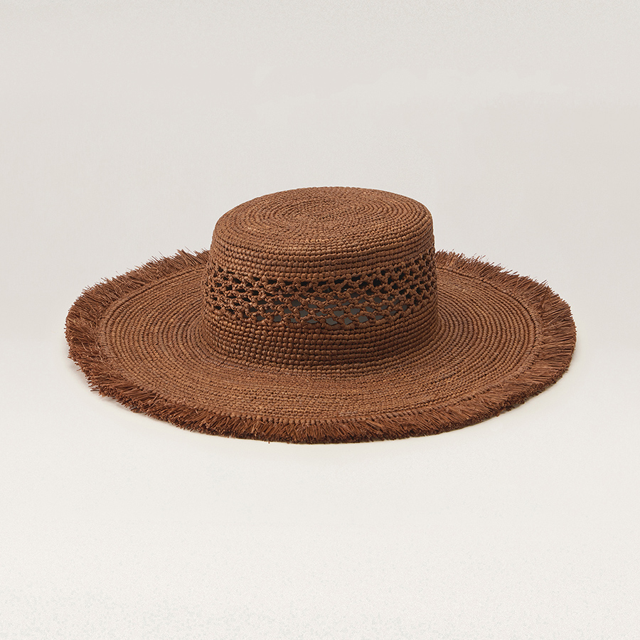 Ivy Raffia Boater(アイヴィー )