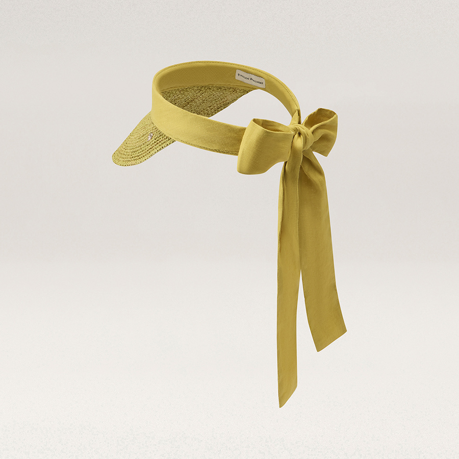 Parker Raffia Peak Visor(パーカー)