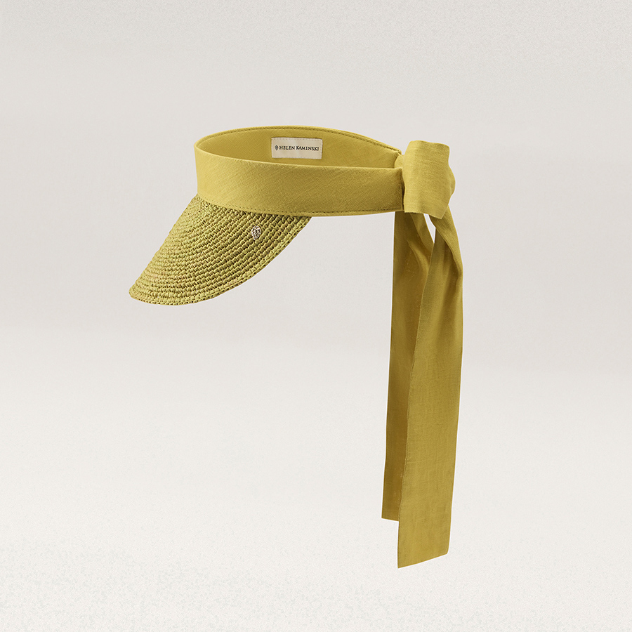 Parker Raffia Peak Visor(パーカー)