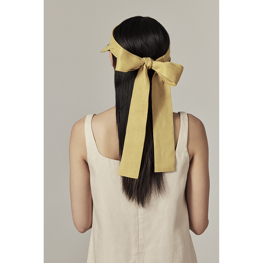 Parker Raffia Peak Visor(パーカー)