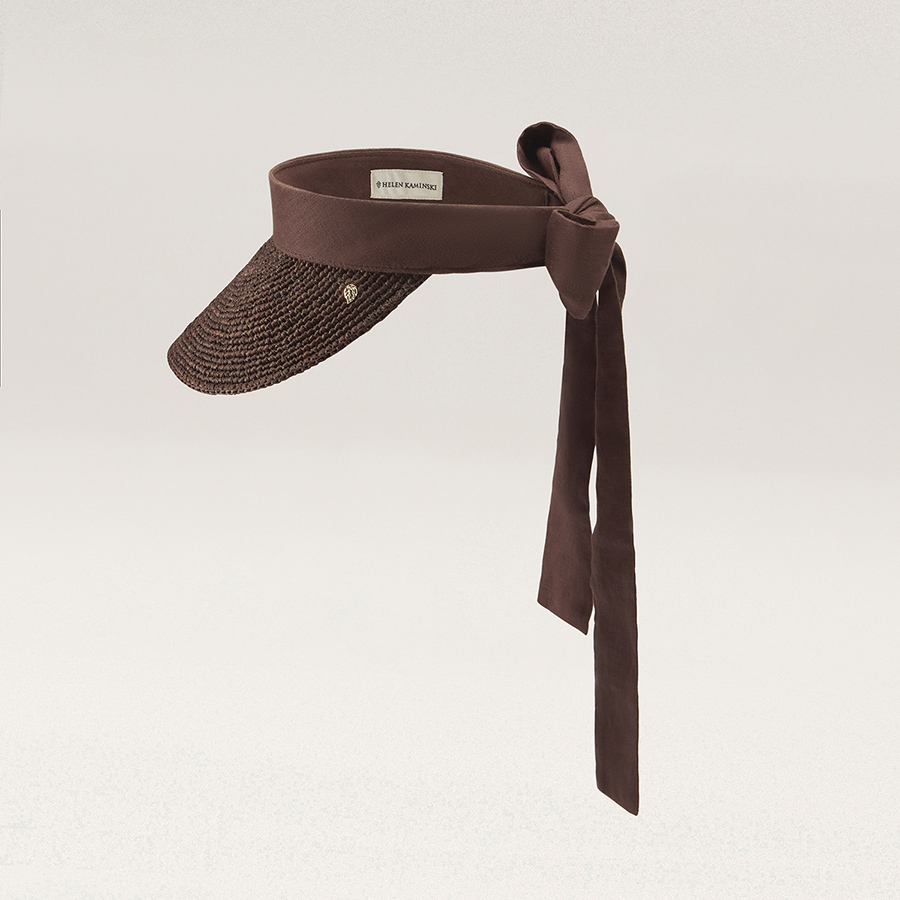 Parker Raffia Peak Visor(パーカー)