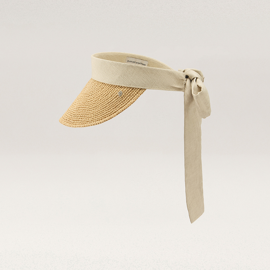 Parker Raffia Peak Visor(パーカー)