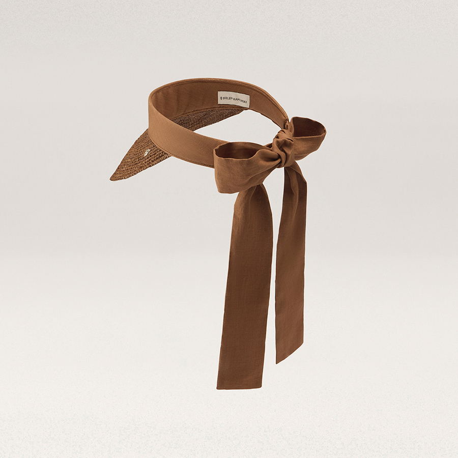 Parker Raffia Peak Visor(パーカー)