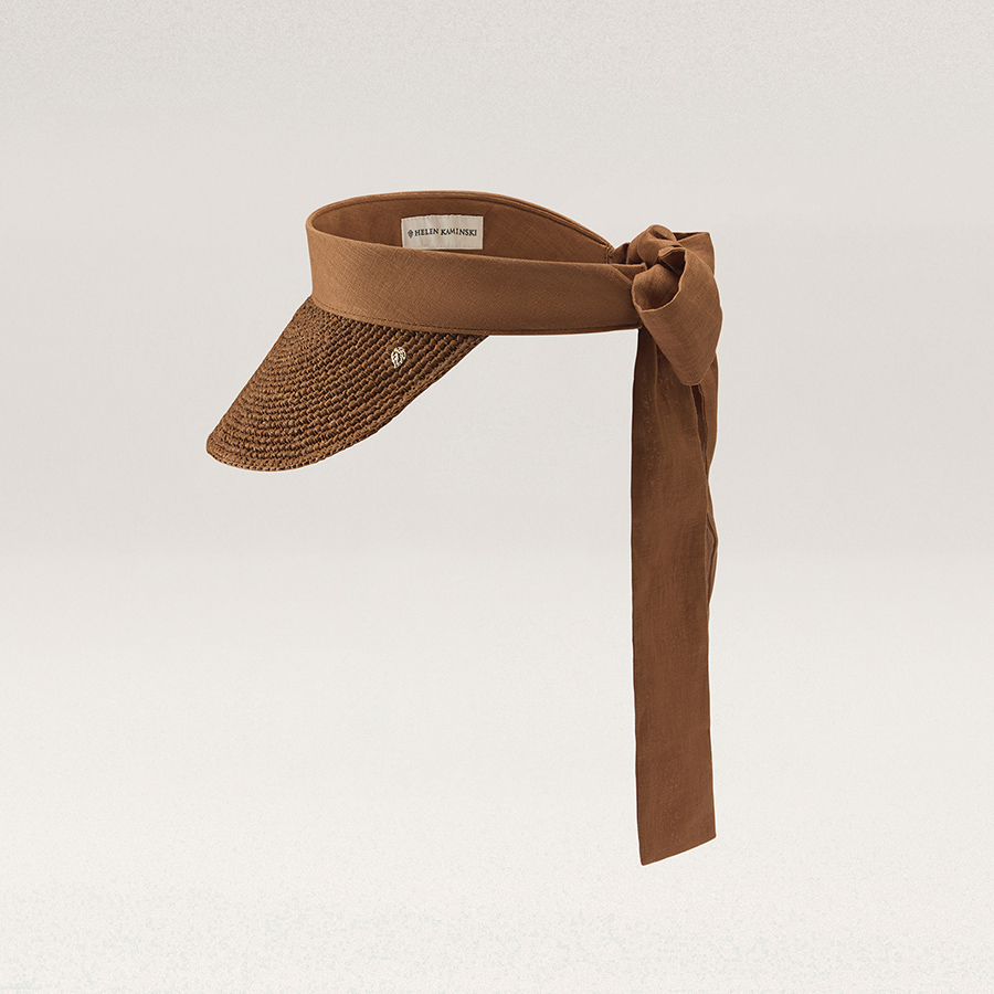 Parker Raffia Peak Visor(パーカー)