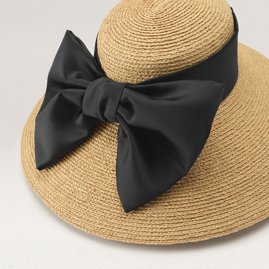 Rocco Raffia Bow Sun Hat (ロッコ)