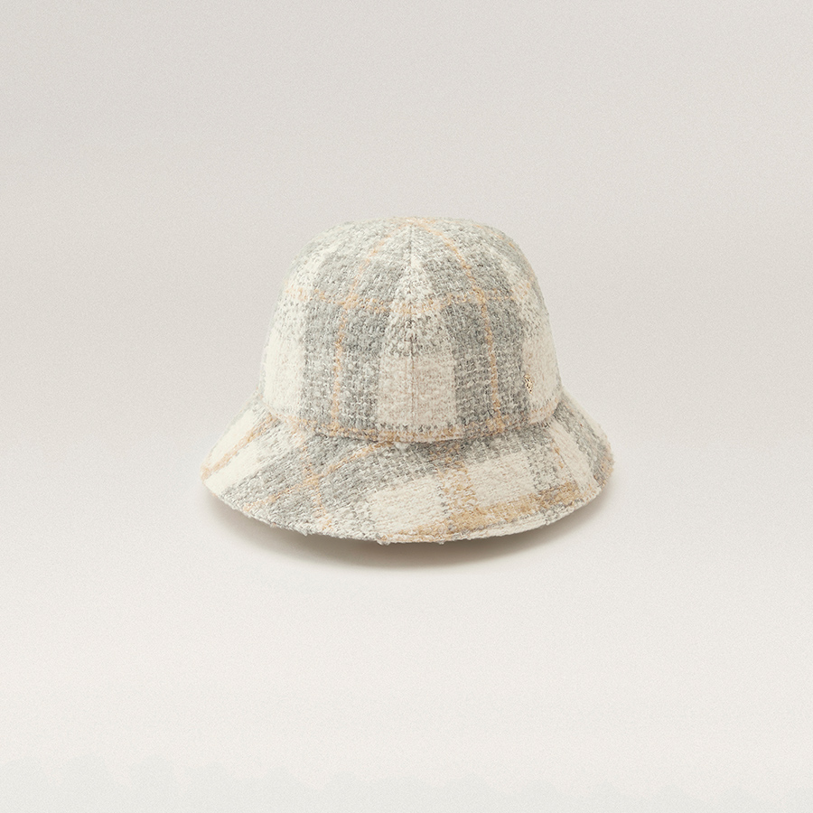 美品✨HELEN KAMINSKI ヘレンカミンスキー ハット グレー シルク